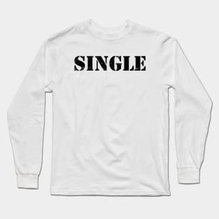 Single (distressed) Long Sleeve T-Shirt